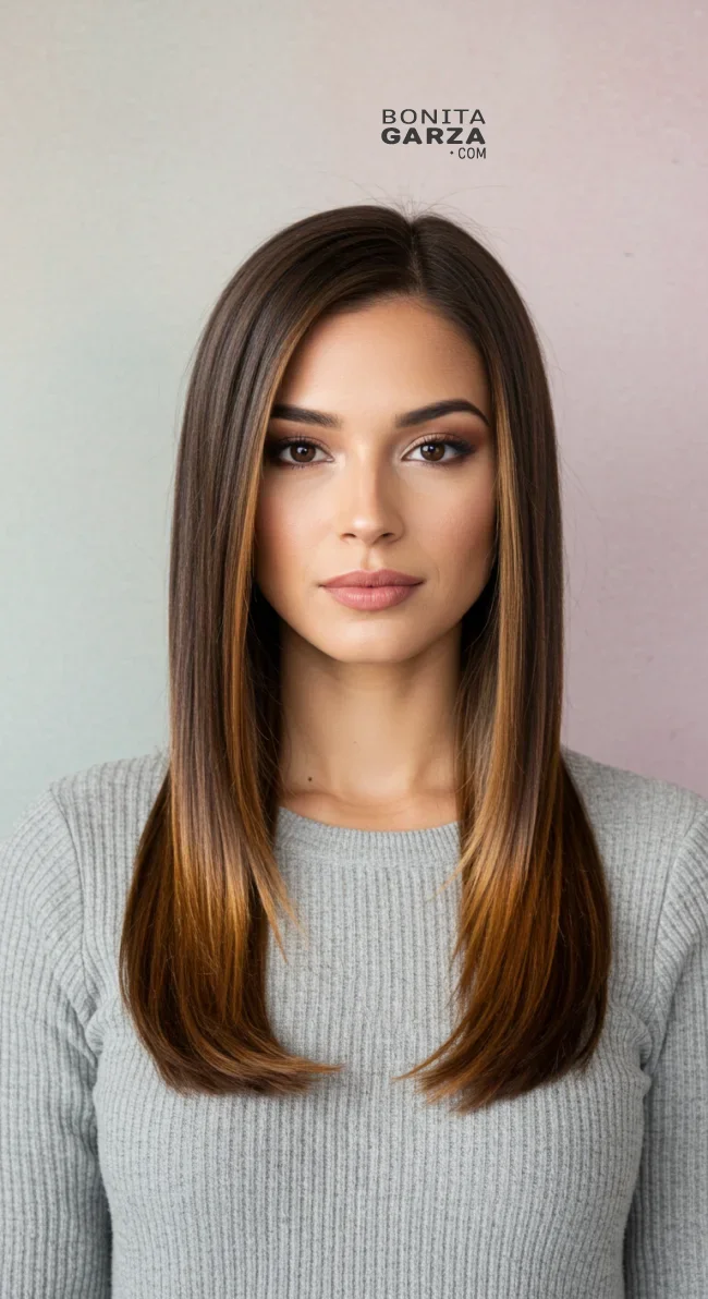 5. Subtle Face-Framing Balayage | 15 Brunette Balayage Ideas To Refresh Your Look