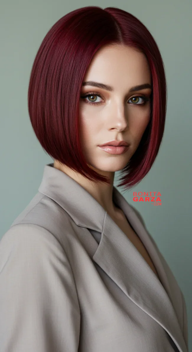5. Straight Layered Bob | Layered Bob Hairstyles: Unlocking The Trendiest Looks