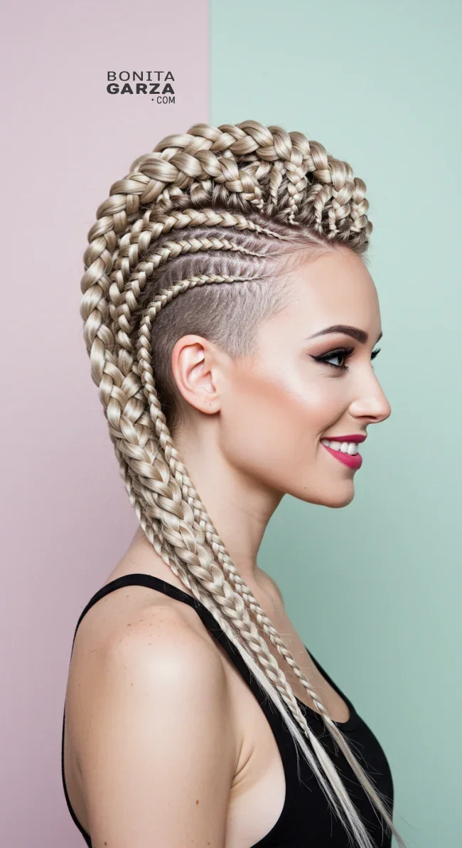 4. Braided Mohawk | Bold And Trendy: Mohawk Hairstyles In Modern Fashion