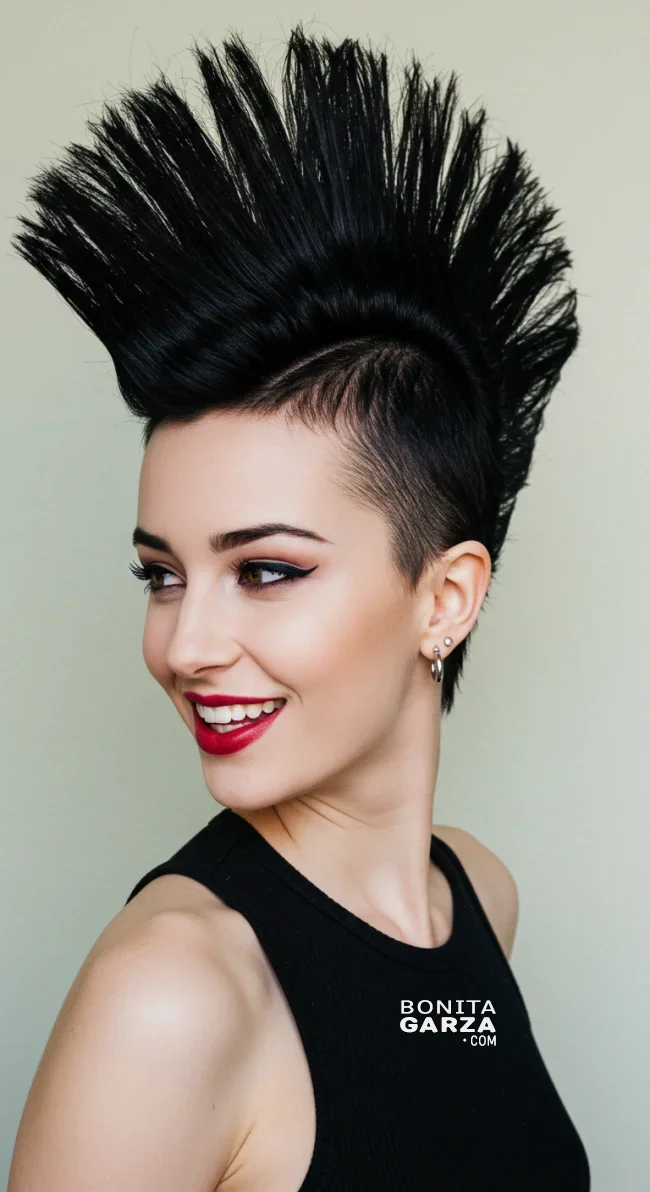 1. Classic Spiked Mohawk | Bold And Trendy: Mohawk Hairstyles In Modern Fashion