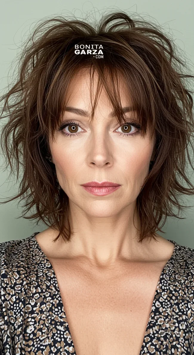 4. Shoulder-Length Shag | Hairstyles That Make You Look Younger Without Botox