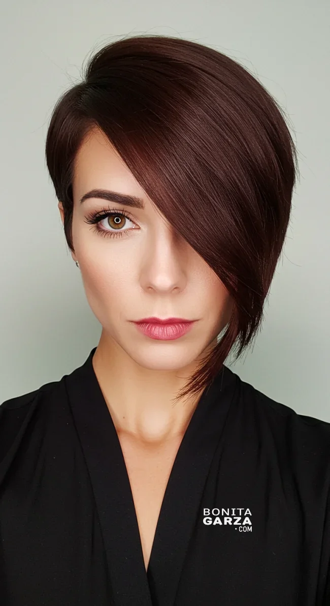 7. Asymmetrical Bob | Hairstyles That Make You Look Younger Without Botox