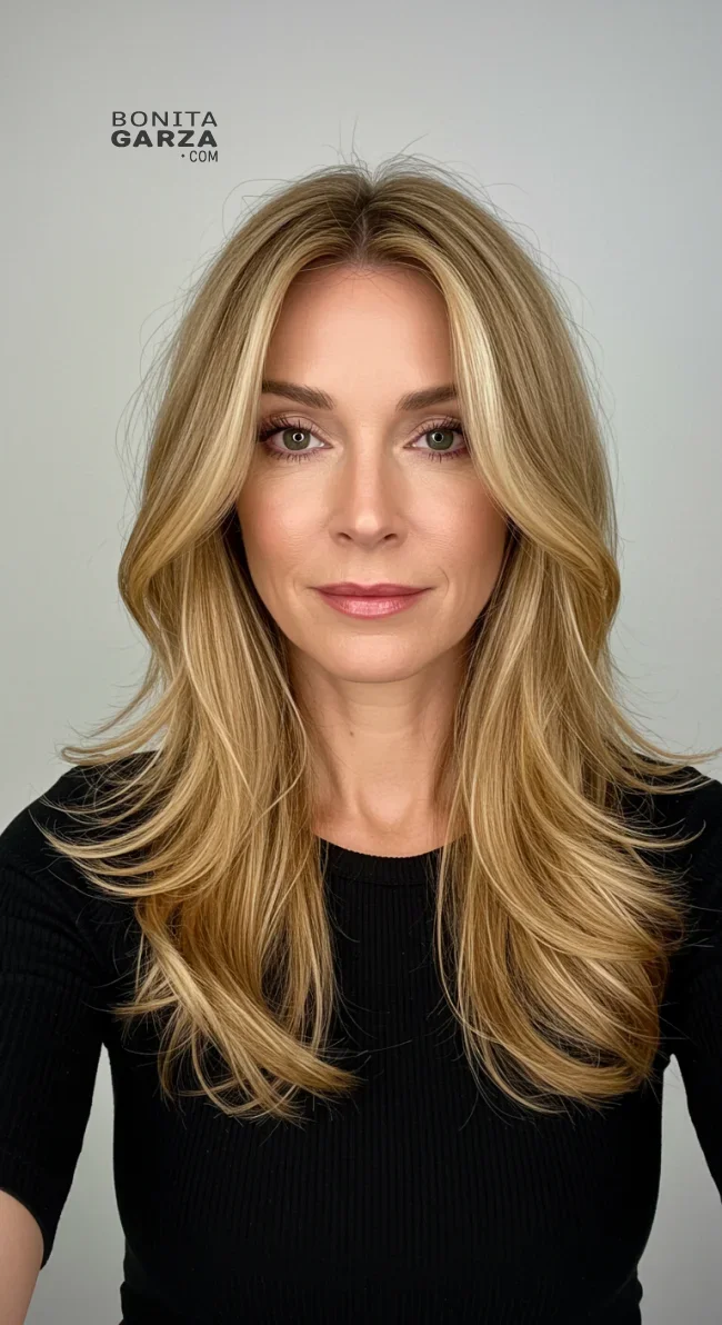3. Long, Soft Layers | Hairstyles That Make You Look Younger Without Botox