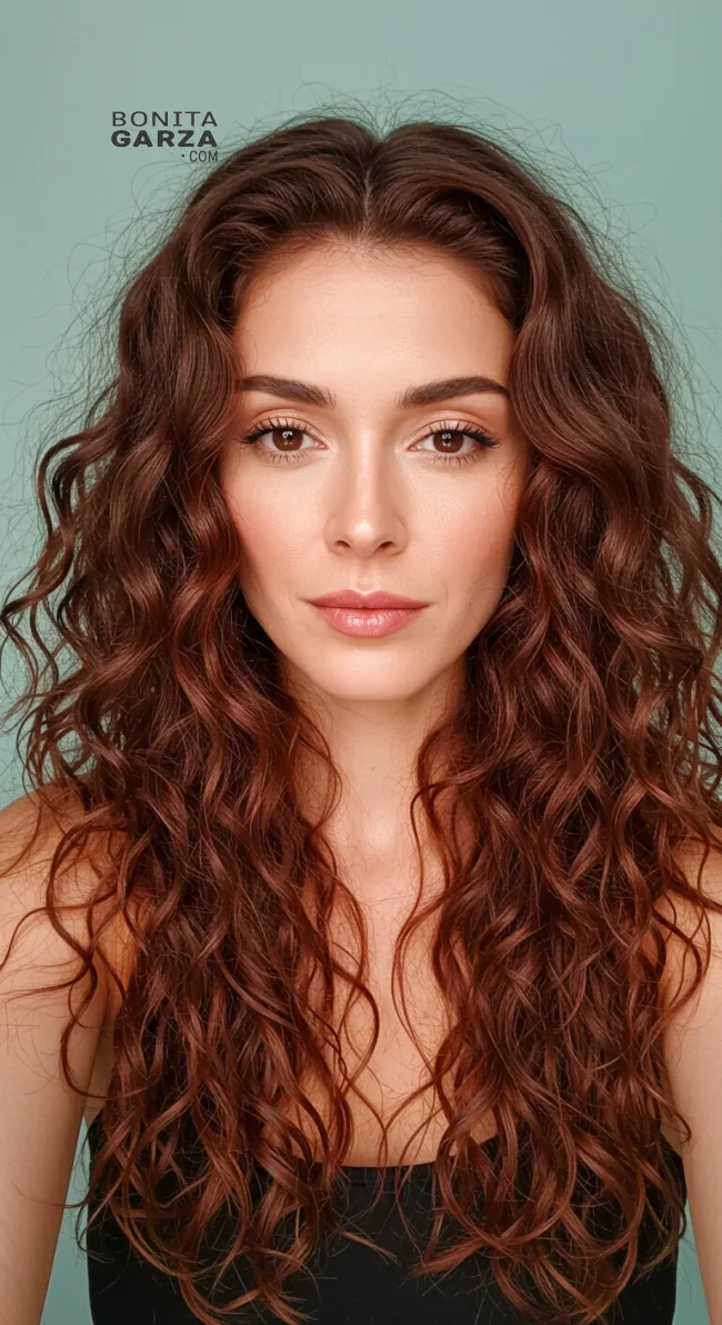 6. Voluminous Curls | Chic Long Hairstyles For Women Over 40