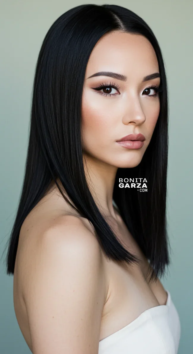 7. Simple Straight Hair | 7 Holiday Hairstyles That Are Easy