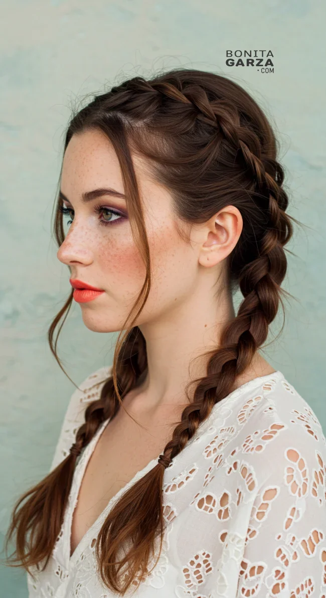 3. Braided Crown | 7 Holiday Hairstyles That Are Easy