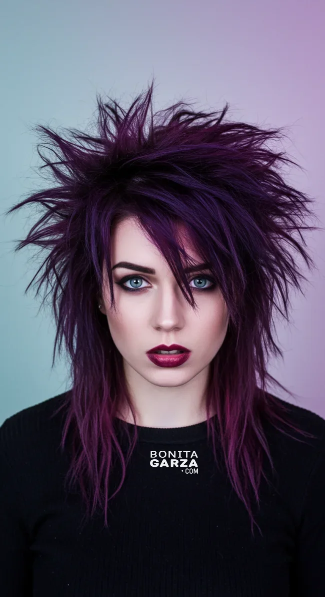 7. Spiky Mullet | 8 Classic Grunge Hairstyles That Are Most Popular