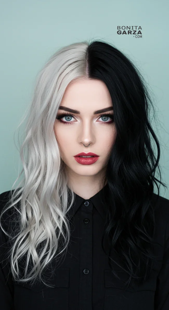 5. Two-Tone Hair | 8 Classic Grunge Hairstyles That Are Most Popular