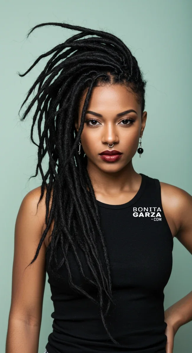 15. Asymmetrical Dreadlocks | Dreadlocks: Dive Into The World Of Trendsetting Hairstyles