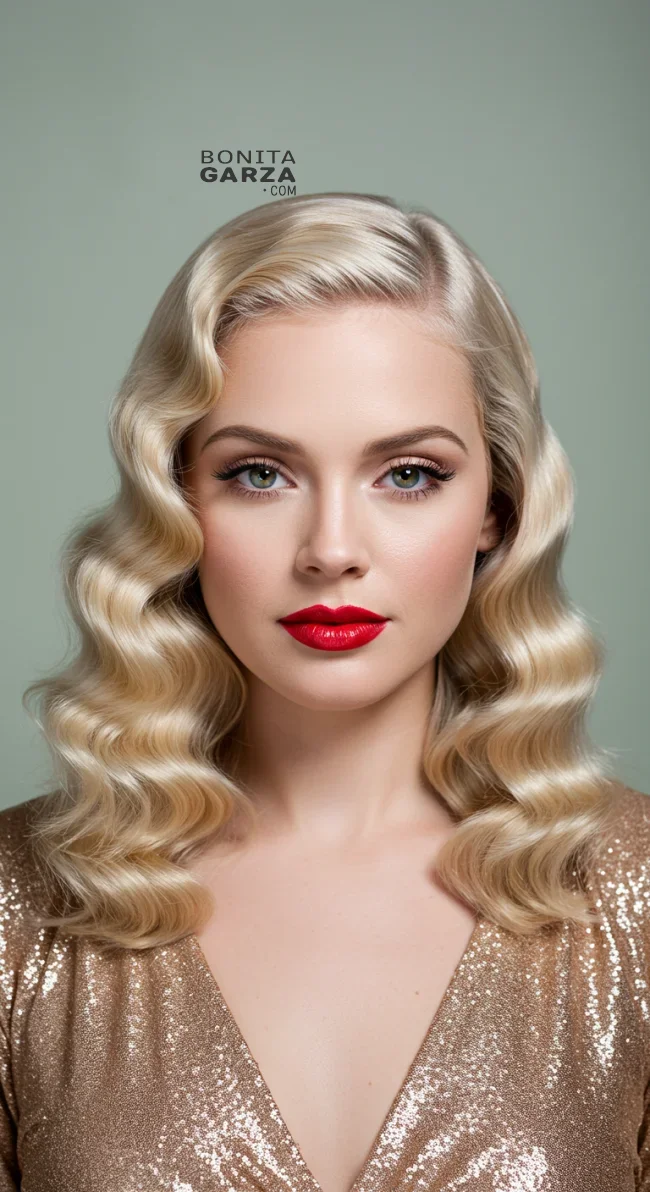5. Classic Hollywood Waves | Hairstyles For Valentine’s Day: Flirty Styles And Romance