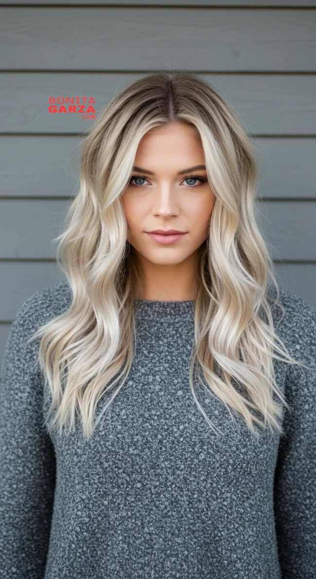 9. Subtle Frosted Blonde Balayage | Winter Blonde Hairstyles: 15 Chic Ways To Flaunt This Hair Color