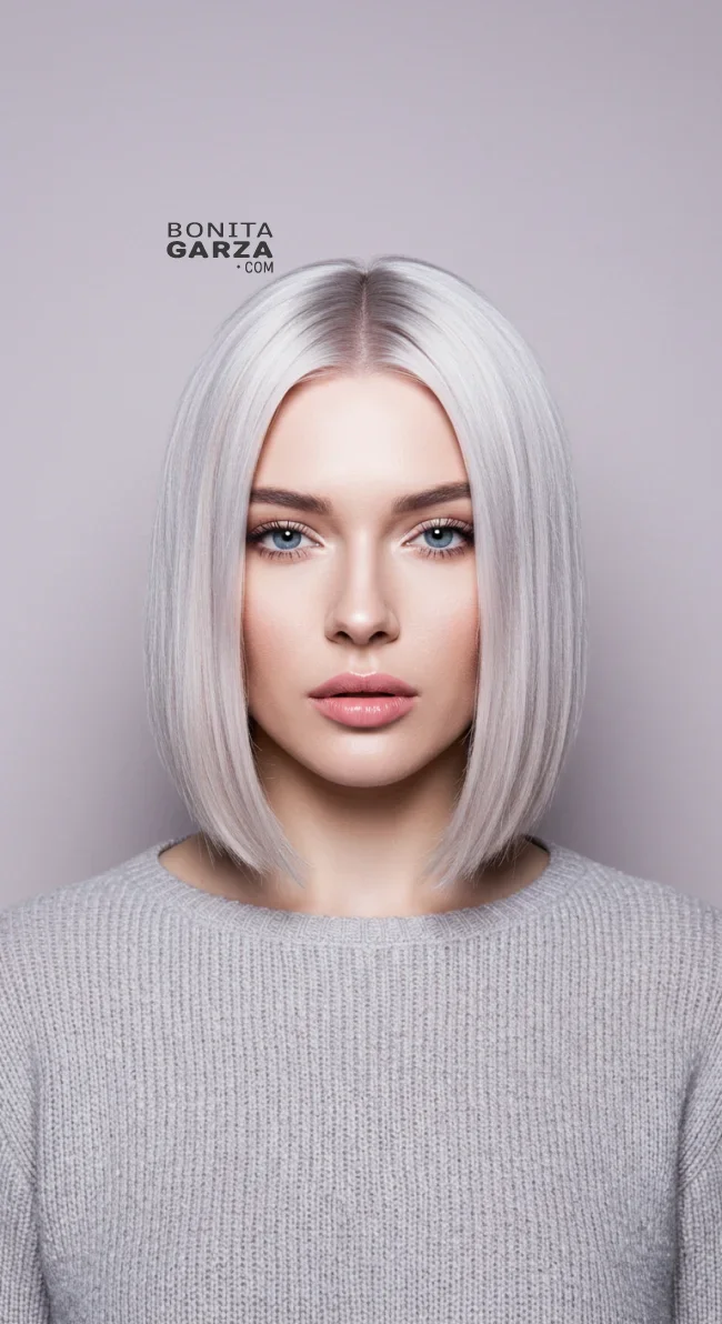 1. Icy Platinum Blonde | 15 Most Important Hair Color Trends For Winter 2025