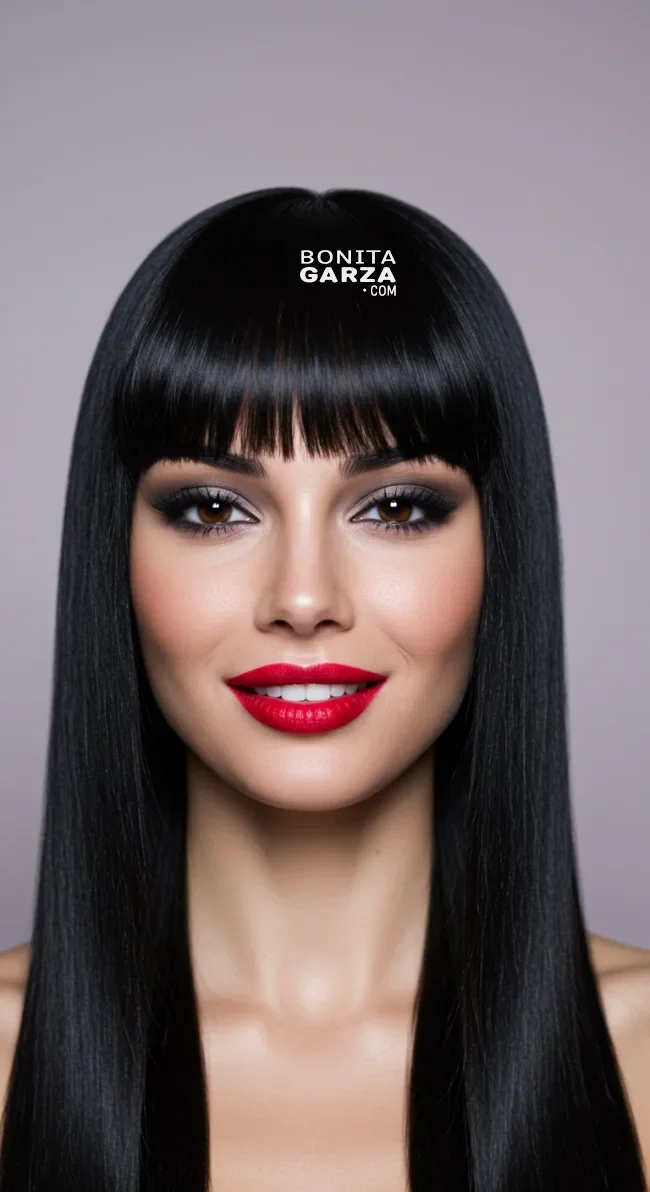 2. Blunt Bangs | Ultimate Guide To Bangs And Fringe Hairstyles For Trendsetters