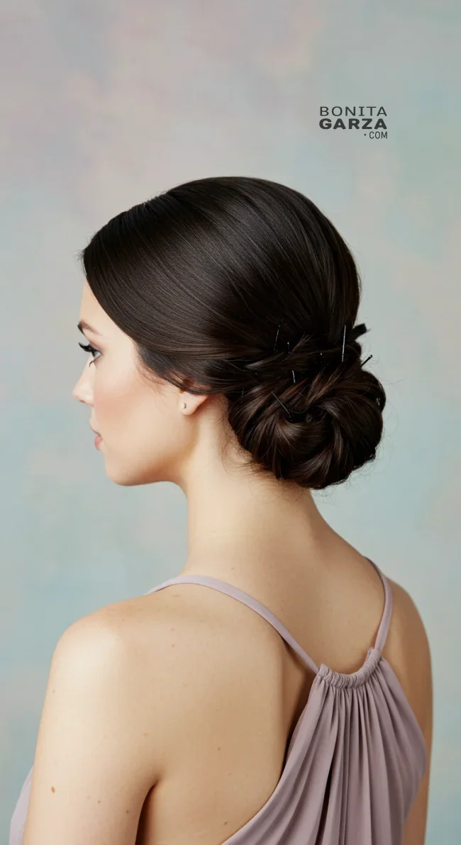 6. Classic French Twist | Top 8 Bridesmaid Hairstyles For Every Hair Type
