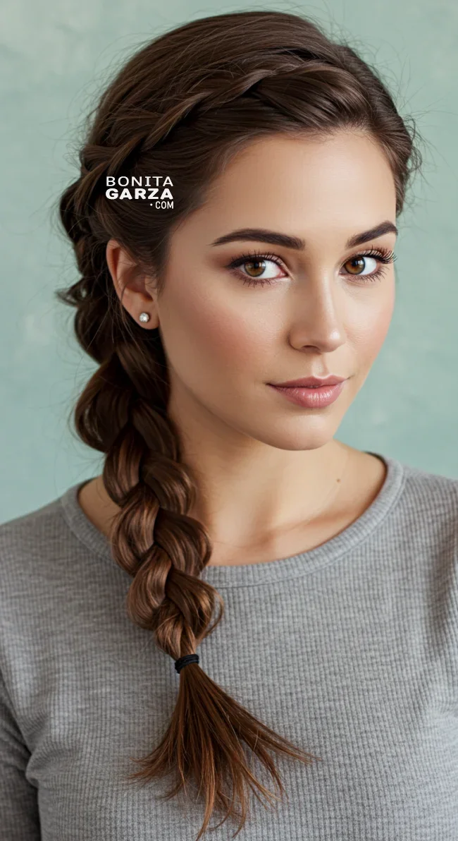 12. Side Braid | 15 Different Types Of Braids With Inspirational Examples