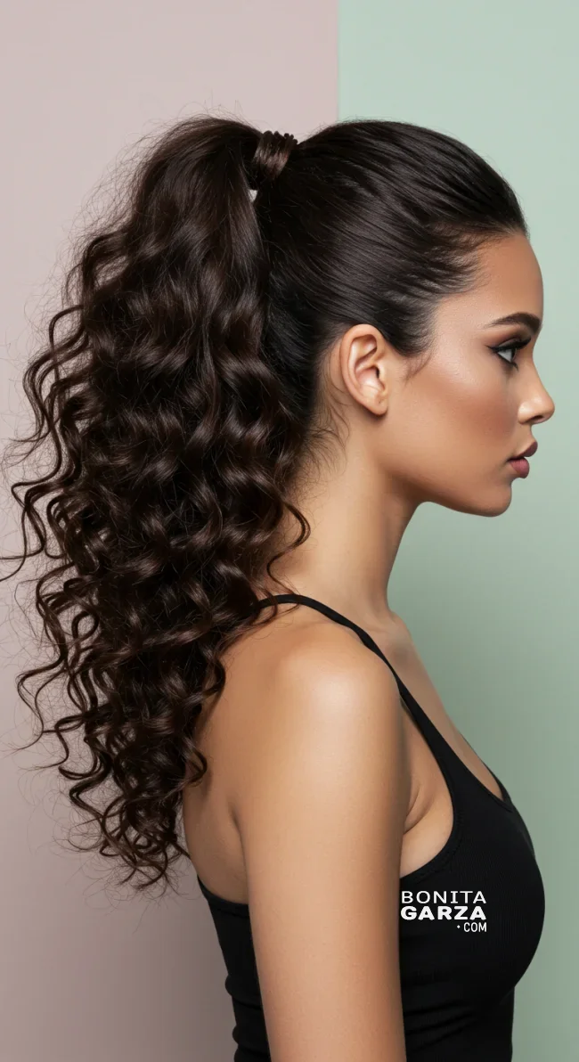 8. Curly Ponytail | Ponytail Hairstyles: Elevate Your Look With These 15 Styles In 2025