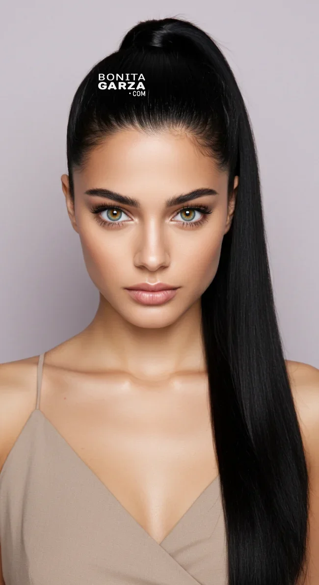 1. High Sleek Ponytail | Ponytail Hairstyles: Elevate Your Look With These 15 Styles In 2025