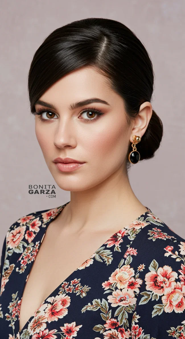 6. Low Bun with Side Part | Top 15 Modern Updo Hairstyles: Styling Tips And Trend Insights