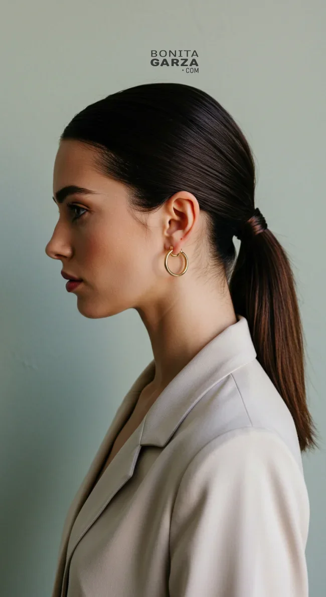 13. Sleek Low Ponytail | Top 15 Modern Updo Hairstyles: Styling Tips And Trend Insights