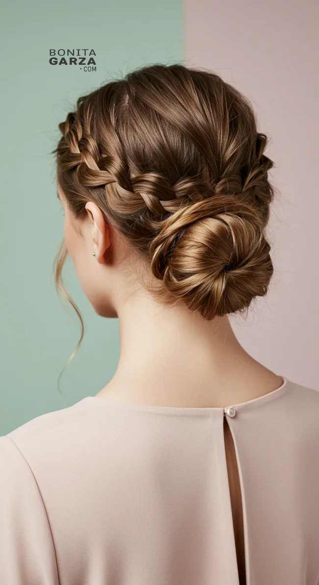 15. Fishtail Braid Bun | Top 15 Modern Updo Hairstyles: Styling Tips And Trend Insights