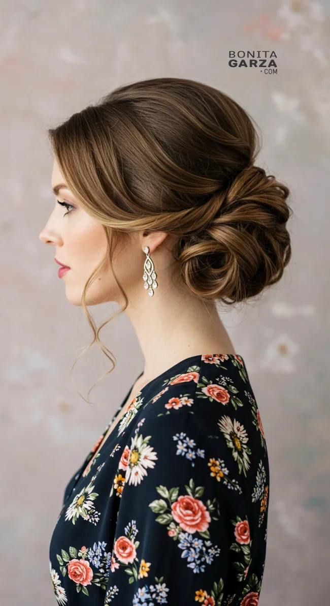 7. Loose Curls Updo | Top 15 Modern Updo Hairstyles: Styling Tips And Trend Insights