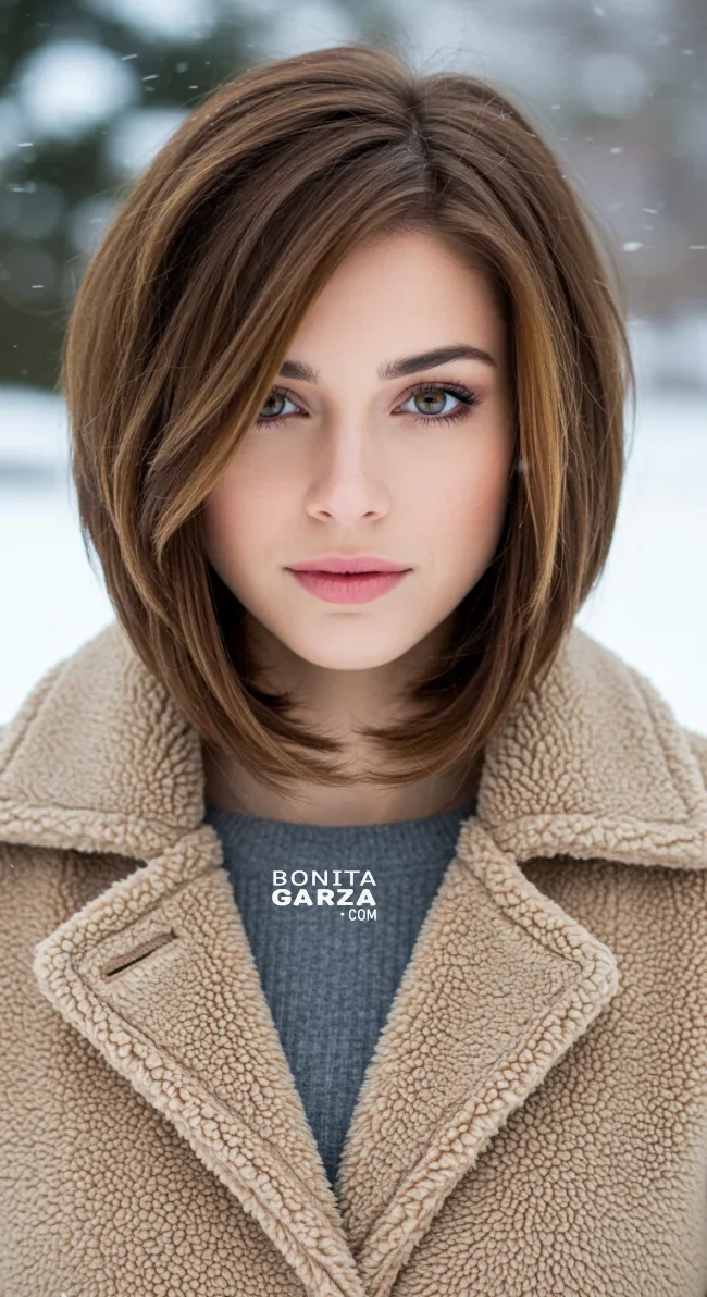 2. Layered Lob | 15 Winter Haircut Trends To Jump On Right Now