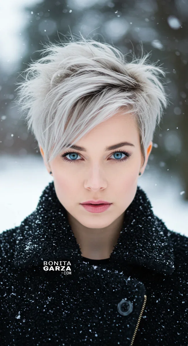 5. Textured Pixie Cut | 15 Winter Haircut Trends To Jump On Right Now