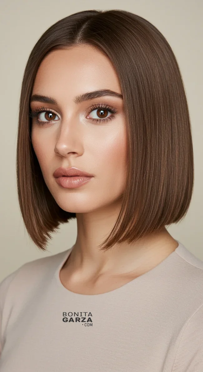 1. Classic Straight Laidback Bob | Laidback Bob: Short Square Hairstyle
