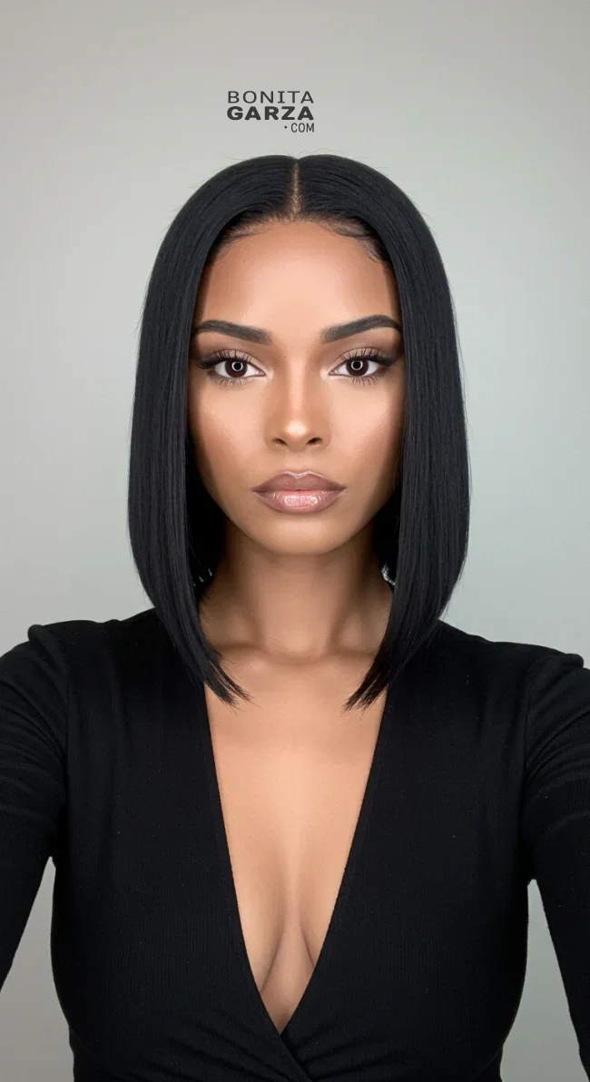 13. Jet Black Glass Hair | Hair Color Trends Of 2025: A Comprehensive Guide To On-Trend Shades And Styles