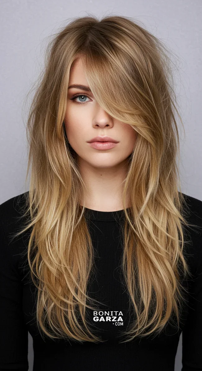 3. Long and Flowing Wolf Cut | Most Beautiful Wolf Cut Hairstyles For This Winter