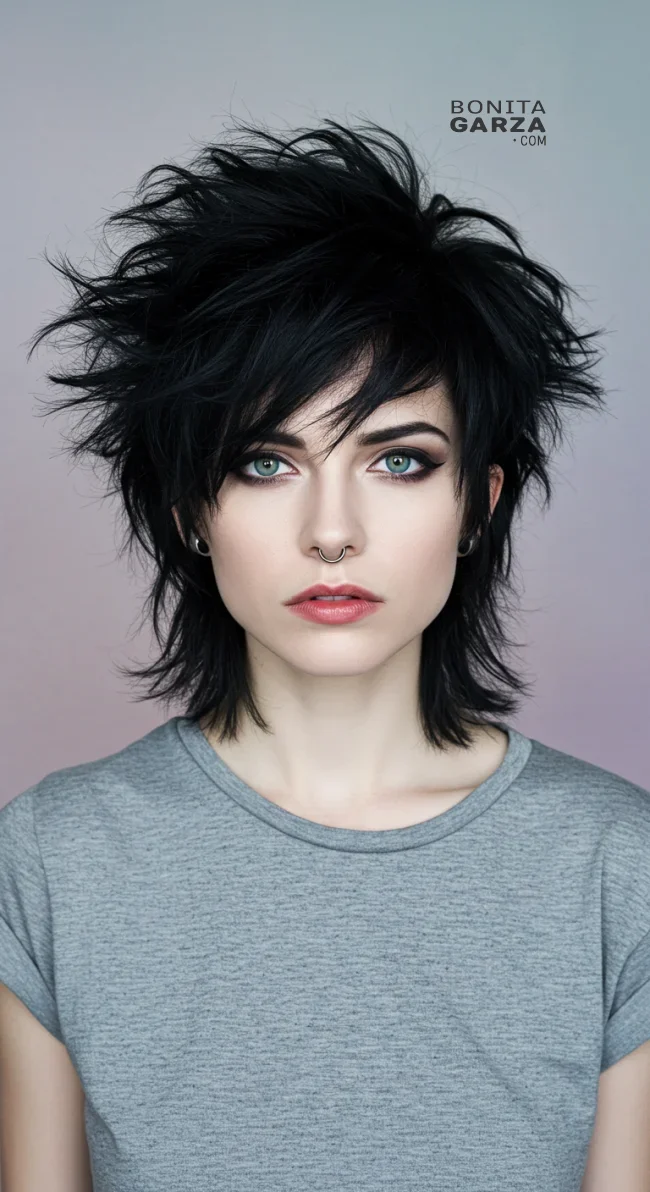2. Short and Edgy Wolf Cut | Most Beautiful Wolf Cut Hairstyles For This Winter