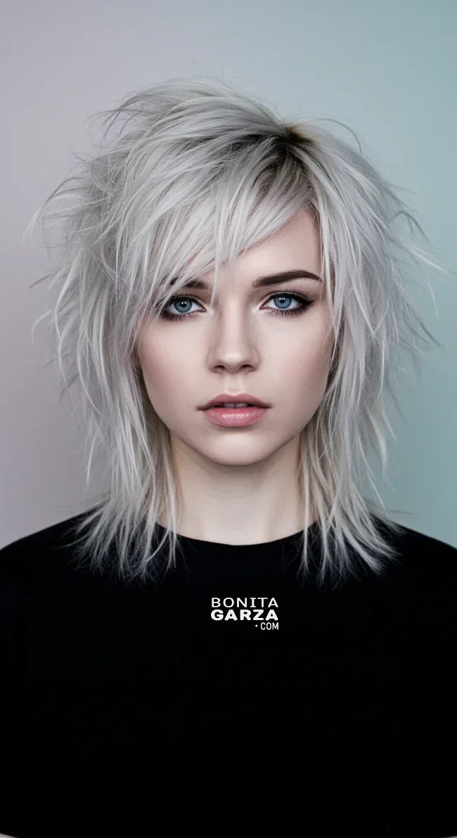 6. Choppy Wolf Cut | Most Beautiful Wolf Cut Hairstyles For This Winter