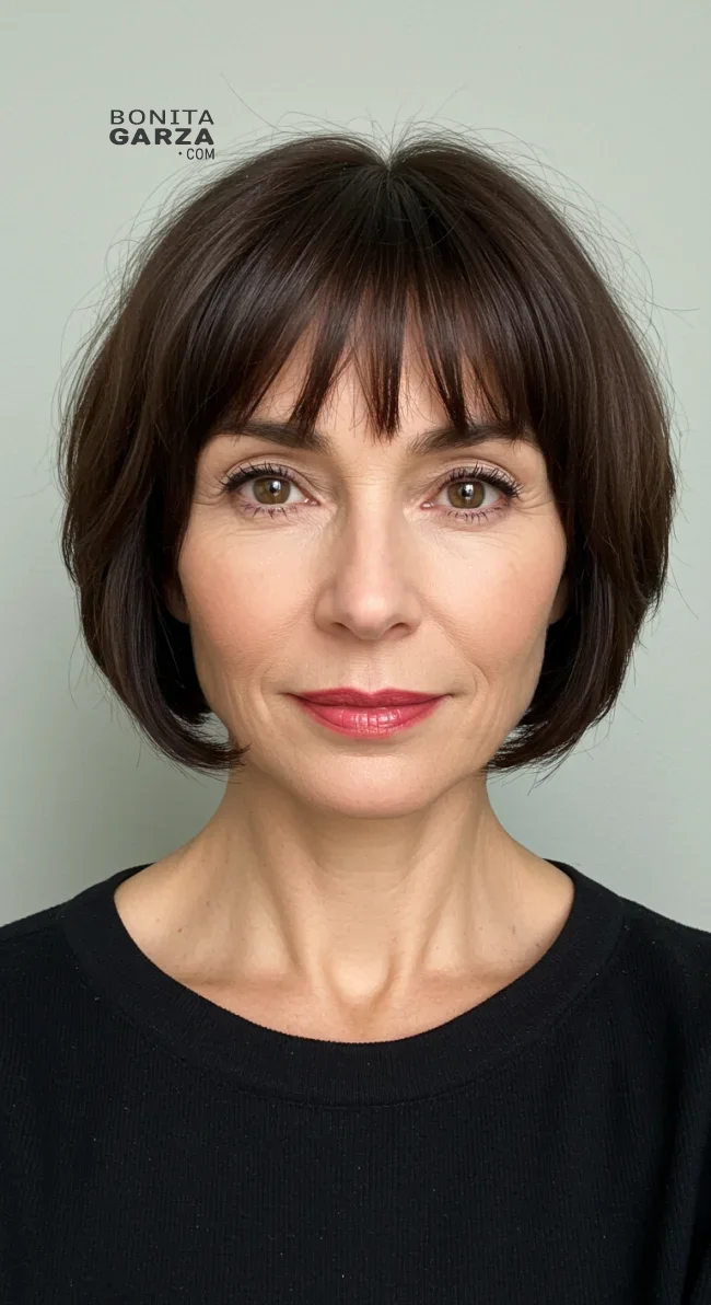 5. Classic French Bob | Elegant Hairstyles For Women Over 60 With Fine Hair