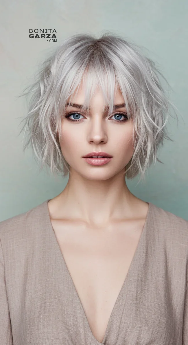 6. Shaggy Bob Cut | 15 Shag Haircut Ideas For A Fresh New Look