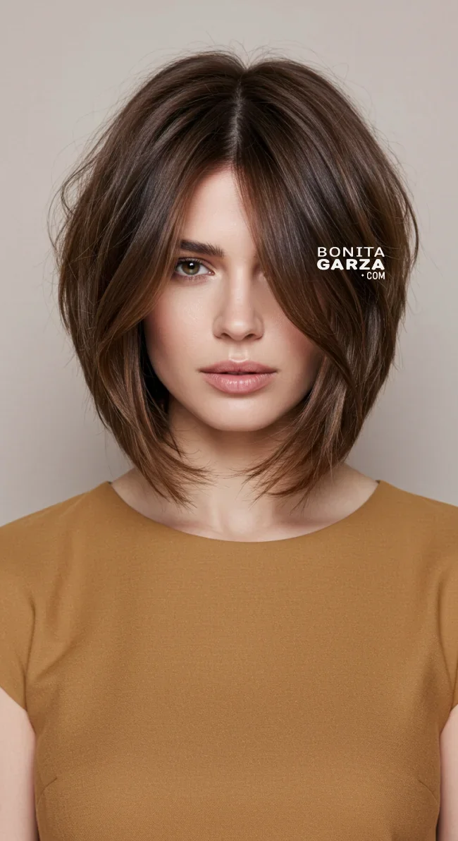 13. Textured Lob Shag | 15 Shag Haircut Ideas For A Fresh New Look